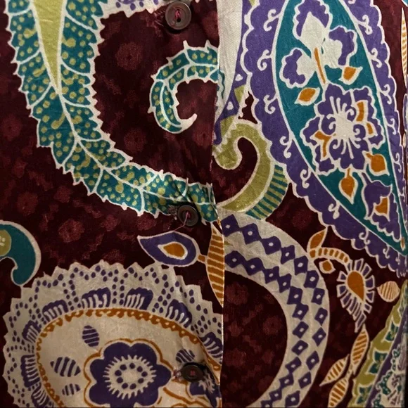 Jack Winter Funky Disco Paisley Vintage Shirt Size M - Picture 4 of 14